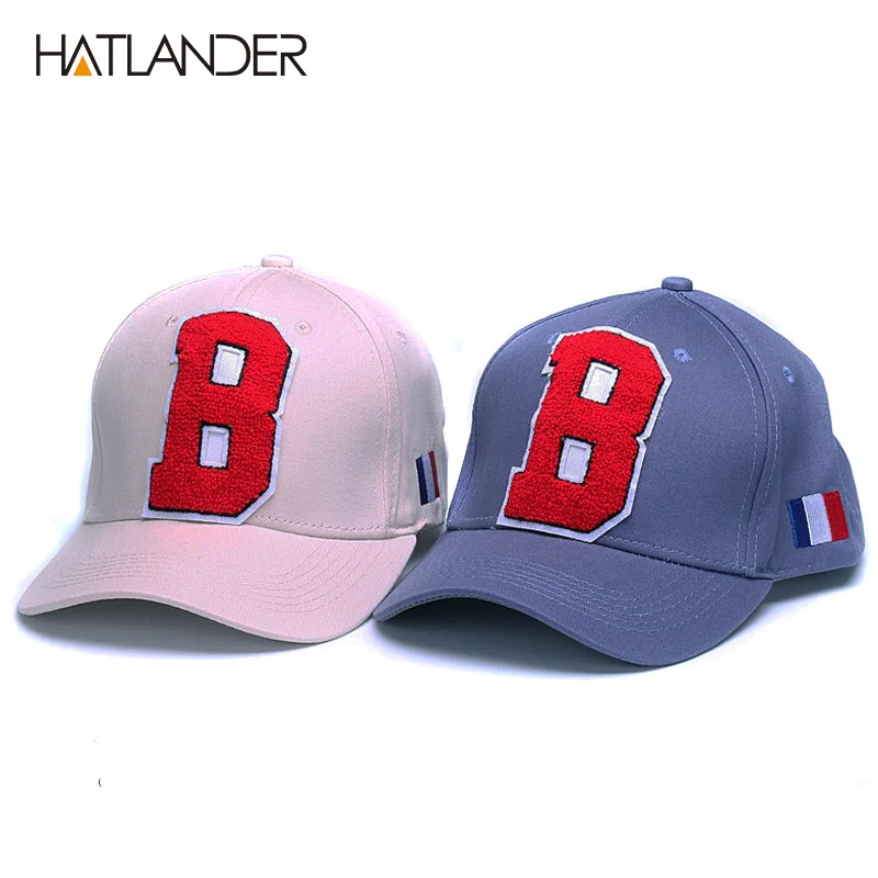 Брендовая бейсболка Hatlander с надписью B Мужская Спортивная Кепка для улицы женские