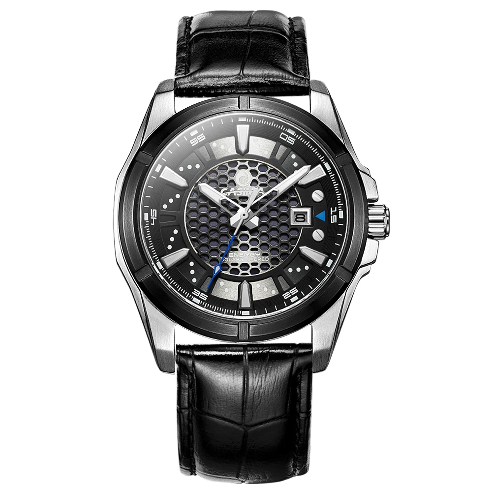 Роскошные деловые мужские модные светящиеся водонепроницаемые часы из