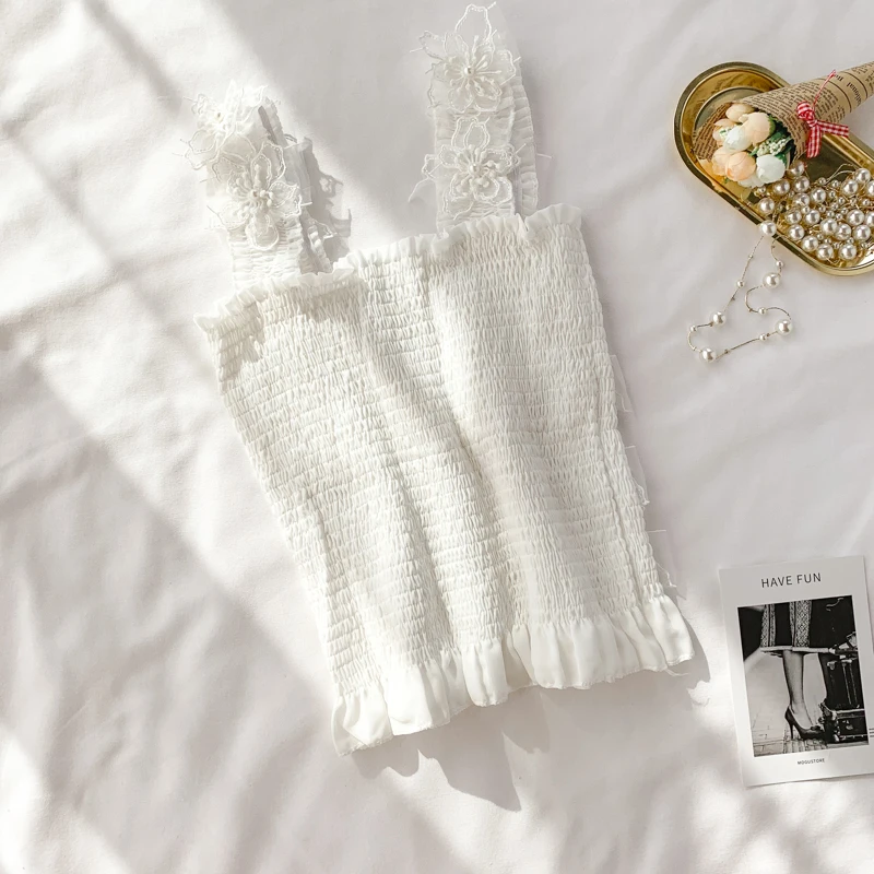 2019 Новый Модный женский жилет трехмерный цветок кружева вышивка бисером