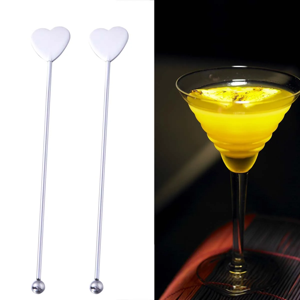 5 шт. набор из нержавеющей стали практичная прочная в форме сердца и круглая