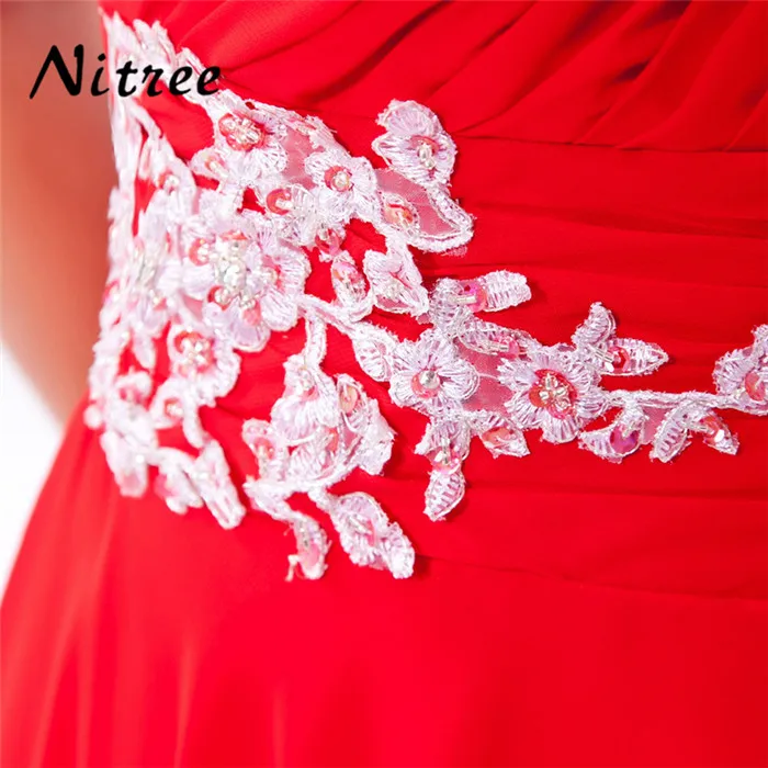 Vestidos de festa вечерние платья выпускные платье для свадьбы 2018 Новый горячий красный