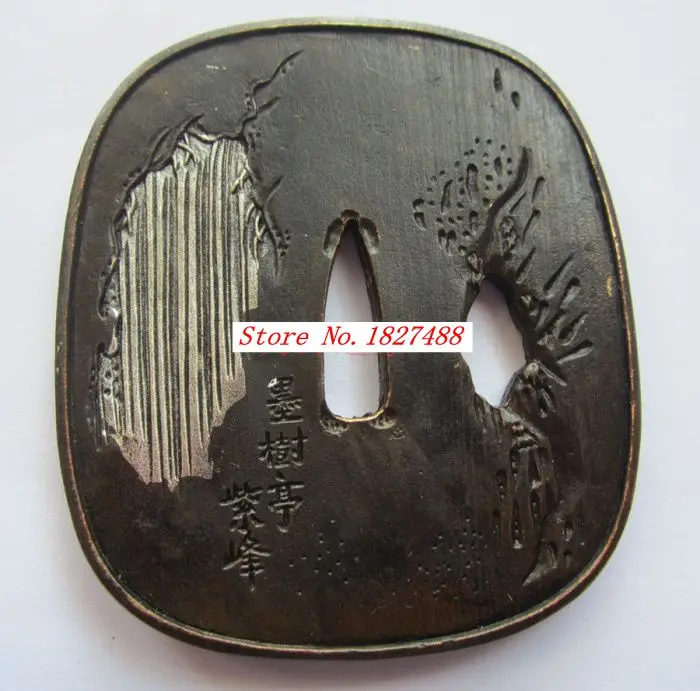 Высококачественный кованый японский самурайский меч аксессуары медная