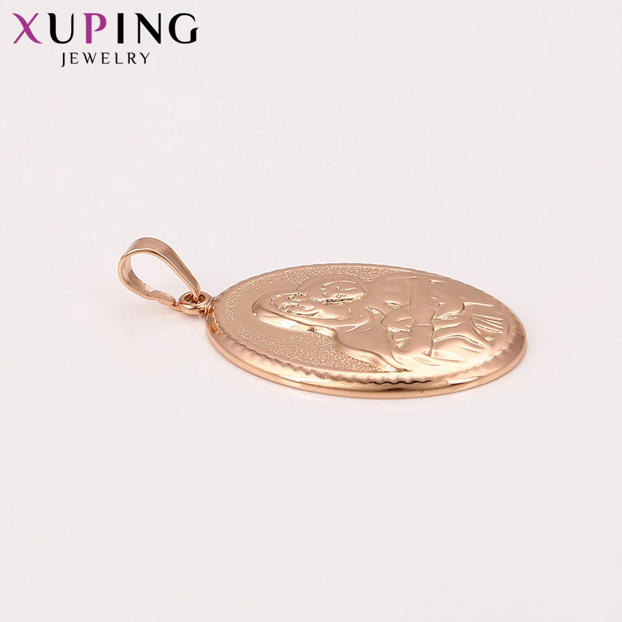 Xuping модный религиозный кулон покрытый розовым золотом для женщин день бокса