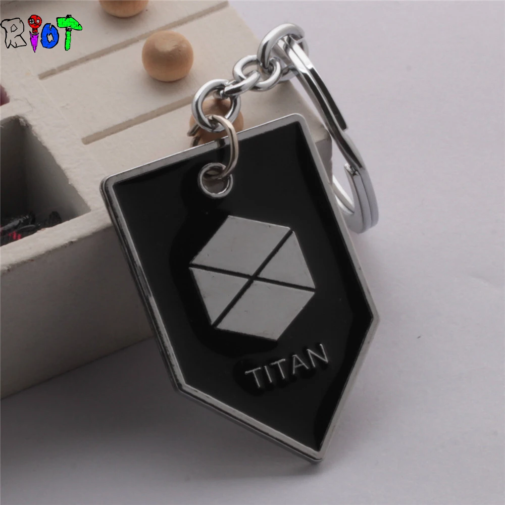 Ретро PS4 delivery Warlock Titan Hunter металлические брелки мужские Аниме брелок для ключей
