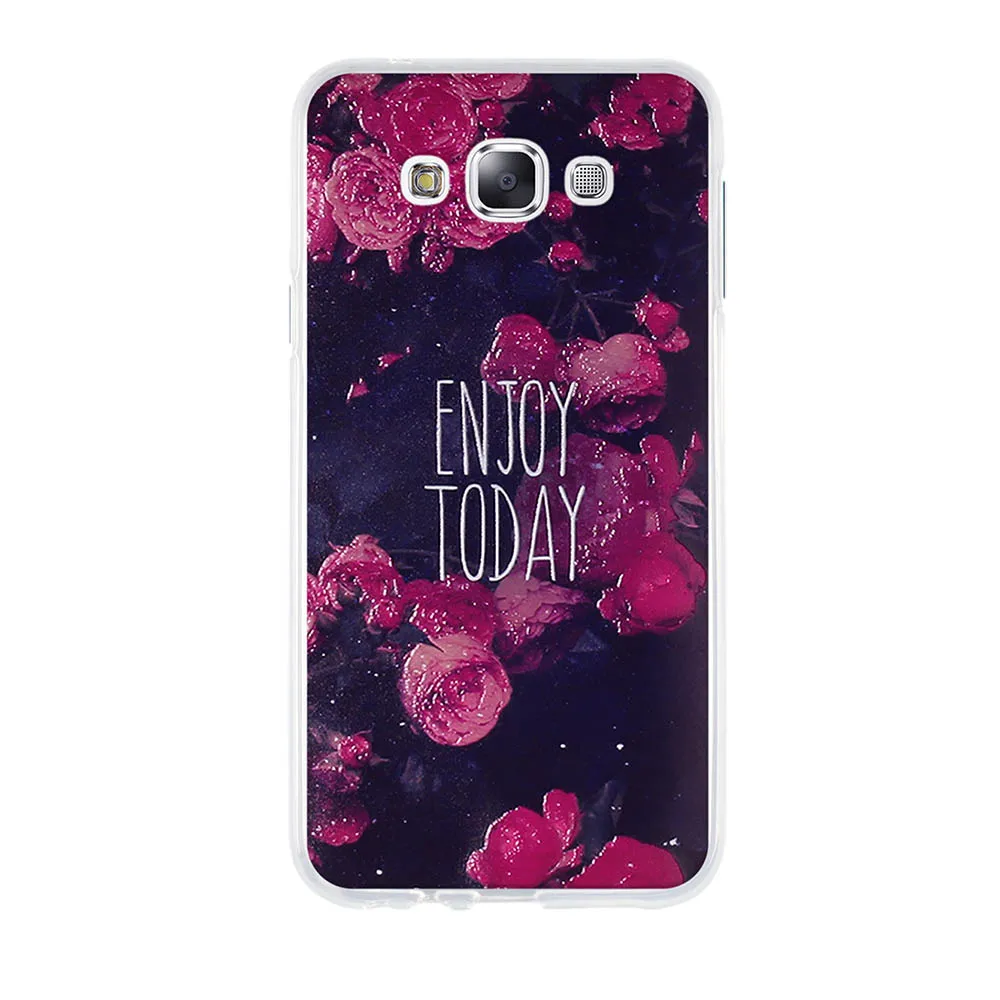 Чехол для Samsung Galaxy E7 мягкий силиконовый чехол из ТПУ E700 E7009 E700F защитный