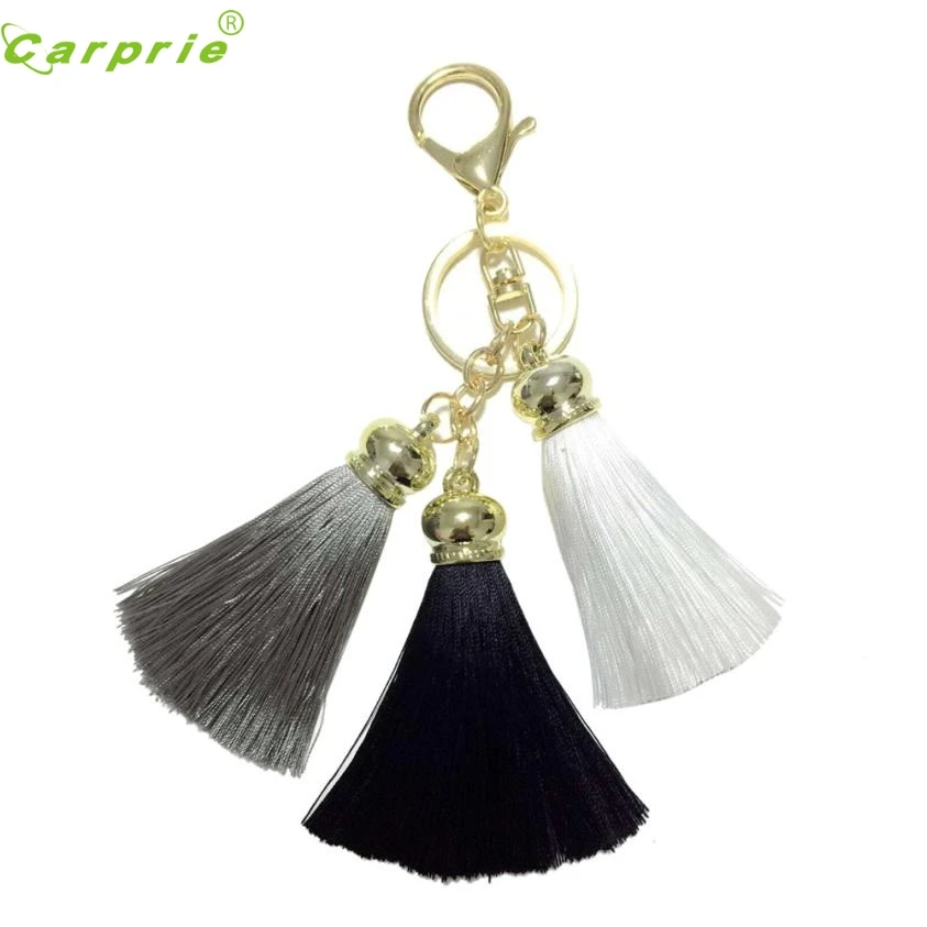 CARPRIE Ice Silk Tassel Pompom Автомобильная Сумочка с брелоком для ключей Oct18 2018|Кольца