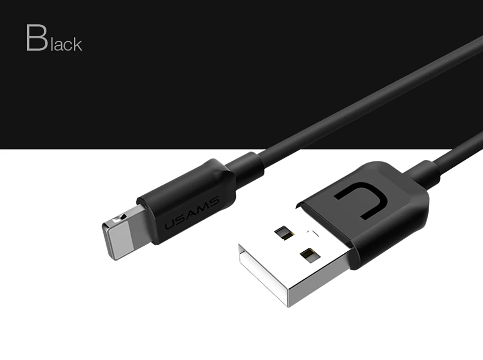 USAMS iOS 12 11 10 USB кабель для iPhone 2A быстрое устройство для зарядки кабель для освещения X 8 7 6 iPad Дата кабель синхронизации 10 шт./упак