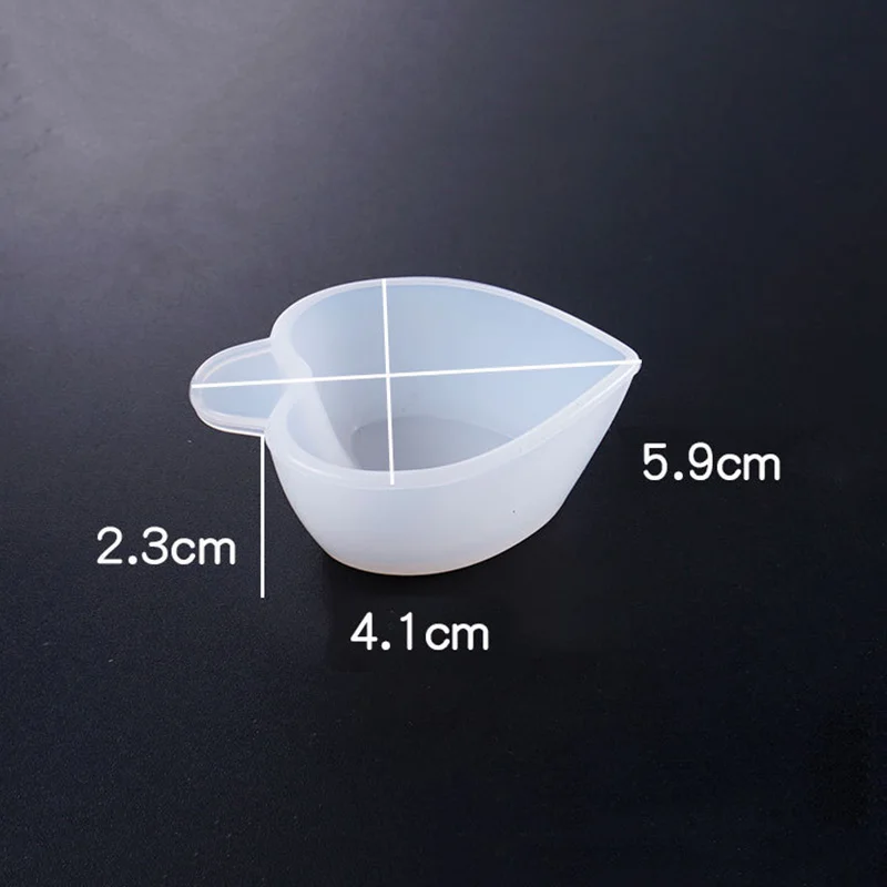 Мерный стакан в форме сердца силиконовые формы для эпоксидной смолы