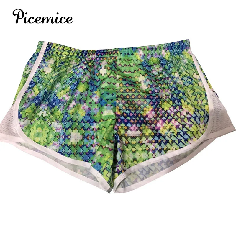 

Picemice Fitness Bottoms Gym Running Hot Sale Snake Striae Loose Breathable Quick Dry Yoga Short Pants Sexy Women YOGA Shorts