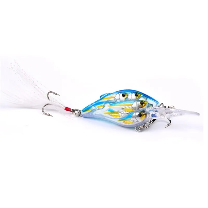 FISHINAPOT 1 шт. 8 см 9 4 г приманка рыболовные приманки гольян воблер (Wobbler) Группа рыба