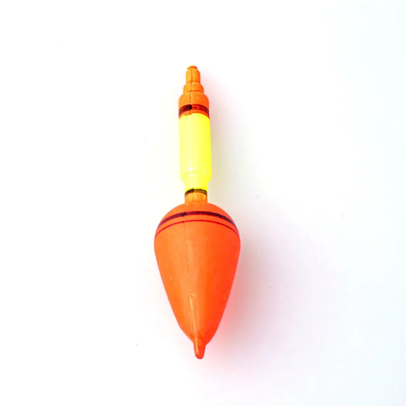 Пластиковый поплавок для рыбалки яркого оранжевого цвета с шариком большой