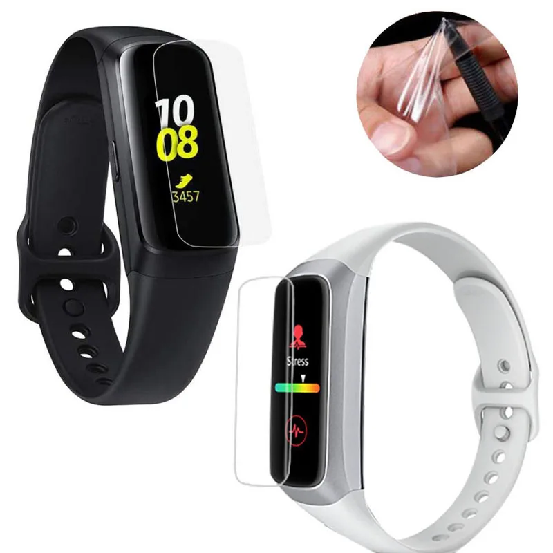 5 шт ТПУ Мягкая полная защитная пленка для Samsung watch Galaxy Fit R370/ e R375 смарт браслет