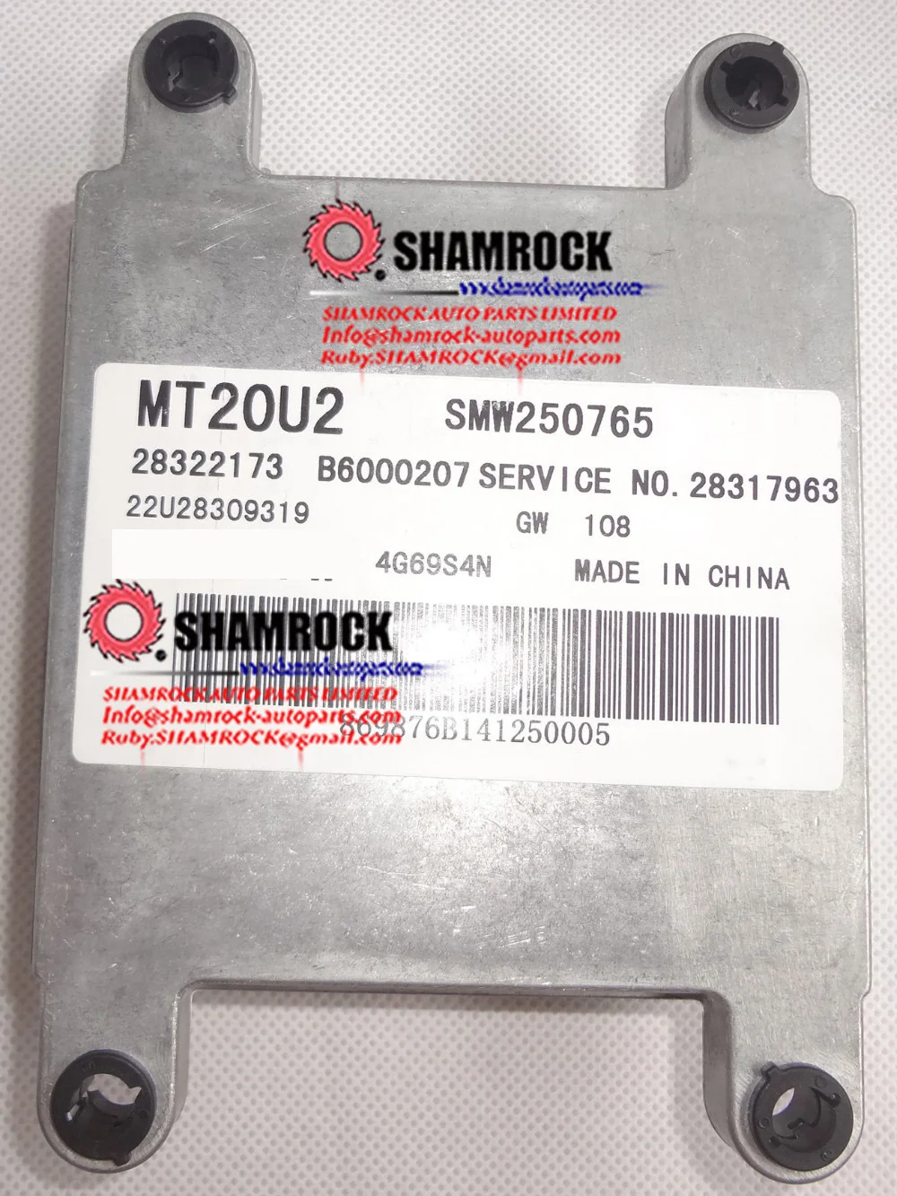 MT20U2 SMW250765 / 28322173 для GREAT WALL haval H5 4G69S4N двигатель 2.4L 16 клапан ECU оригинал с