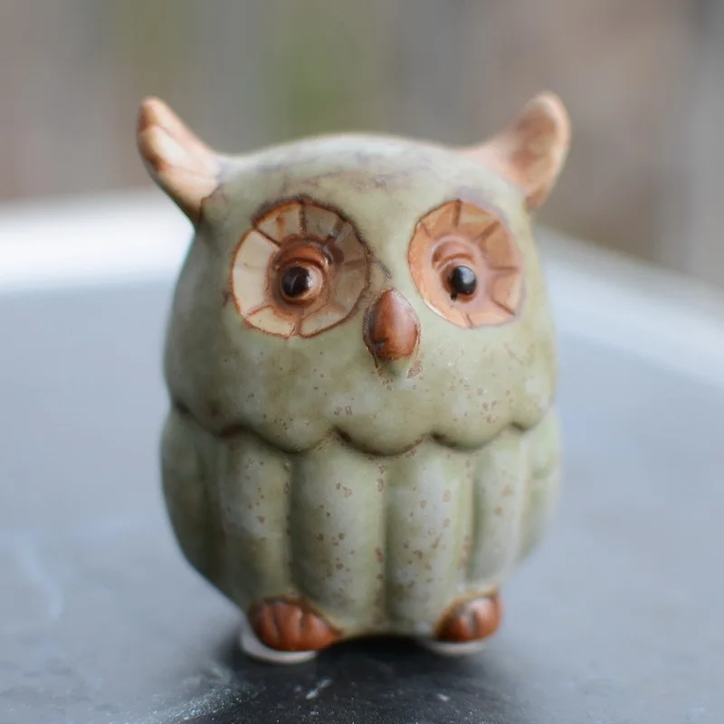 Керамическая сова украшение для дома искусство и ремесла креативные подарки