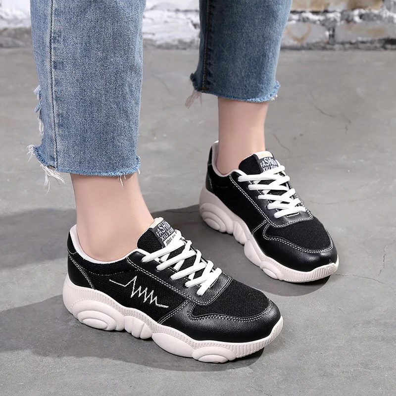 2019 Для женщин модные кроссовки женская обувь эспадрильи для отдыха на плоской