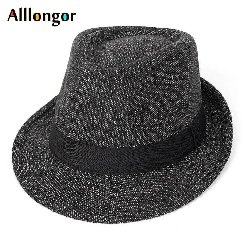 Новая осенне зимняя шляпа Fedoras 2020 Мужская винтажная черная sombrero hombre Панама jazz