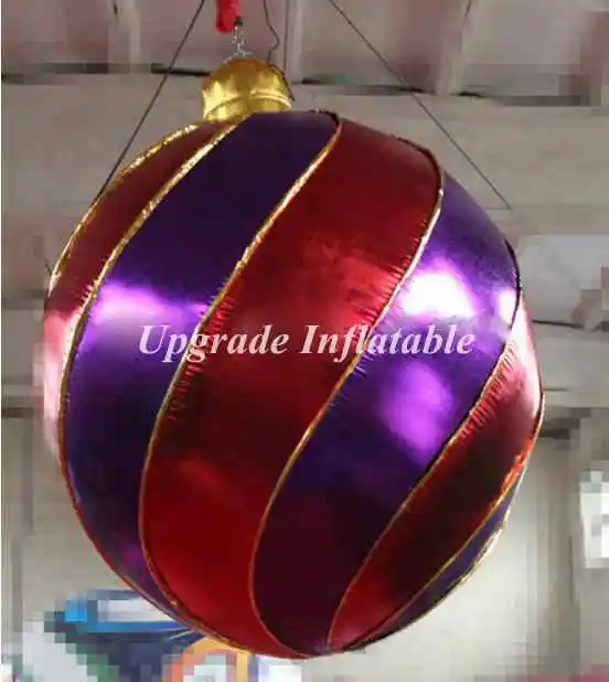 colorful giant golden Christmas ball ornaments inflatable celling decorations for party | Игрушки и хобби