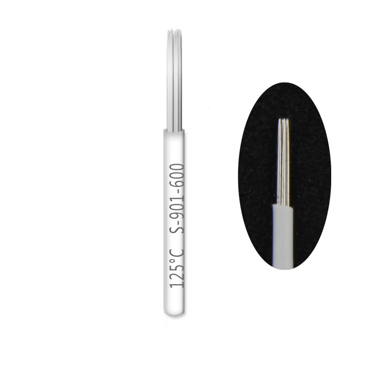 

50 Pcs 9RL Microblading Needles Eyebrow Blade R9 Pin Liner Needle Fog Eyebrow Tattoo Needle Blade for Fog Eyebrow Manual Pen