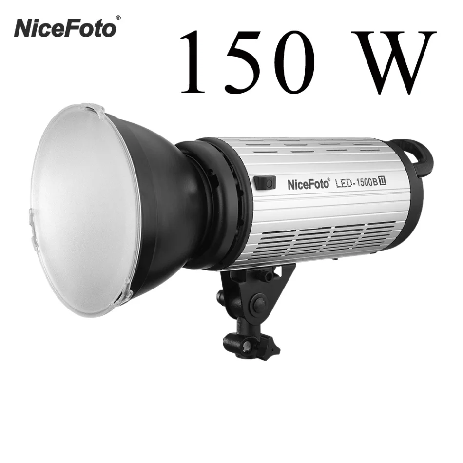3300 К NiceFoto светодиодный-1500B II/светодиодный-2000B II 150 Вт/200 Вт Светодиодный светильник для фотографии 3200 K-5500 K CRI 95+ светодиодный светильник для видео заполняющий BT APP светильник - Цвет: 3300 К