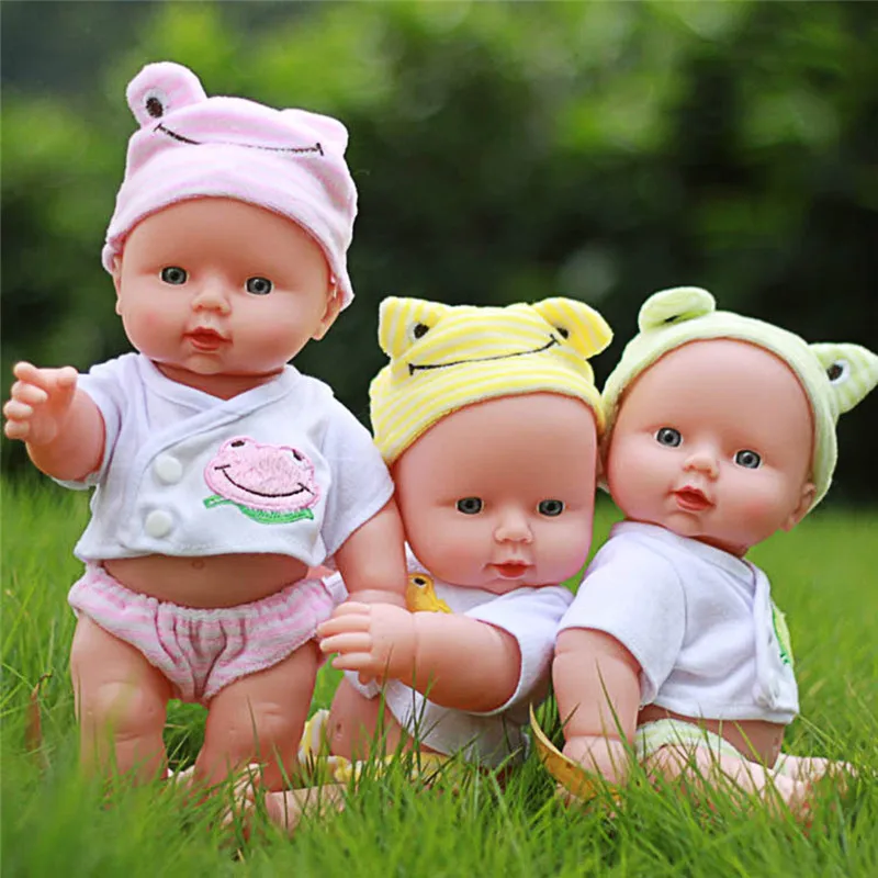 30 см мягкие силиконовые куклы Reborn Baby Реалистичная кукла Пупс 11 дюймов полная
