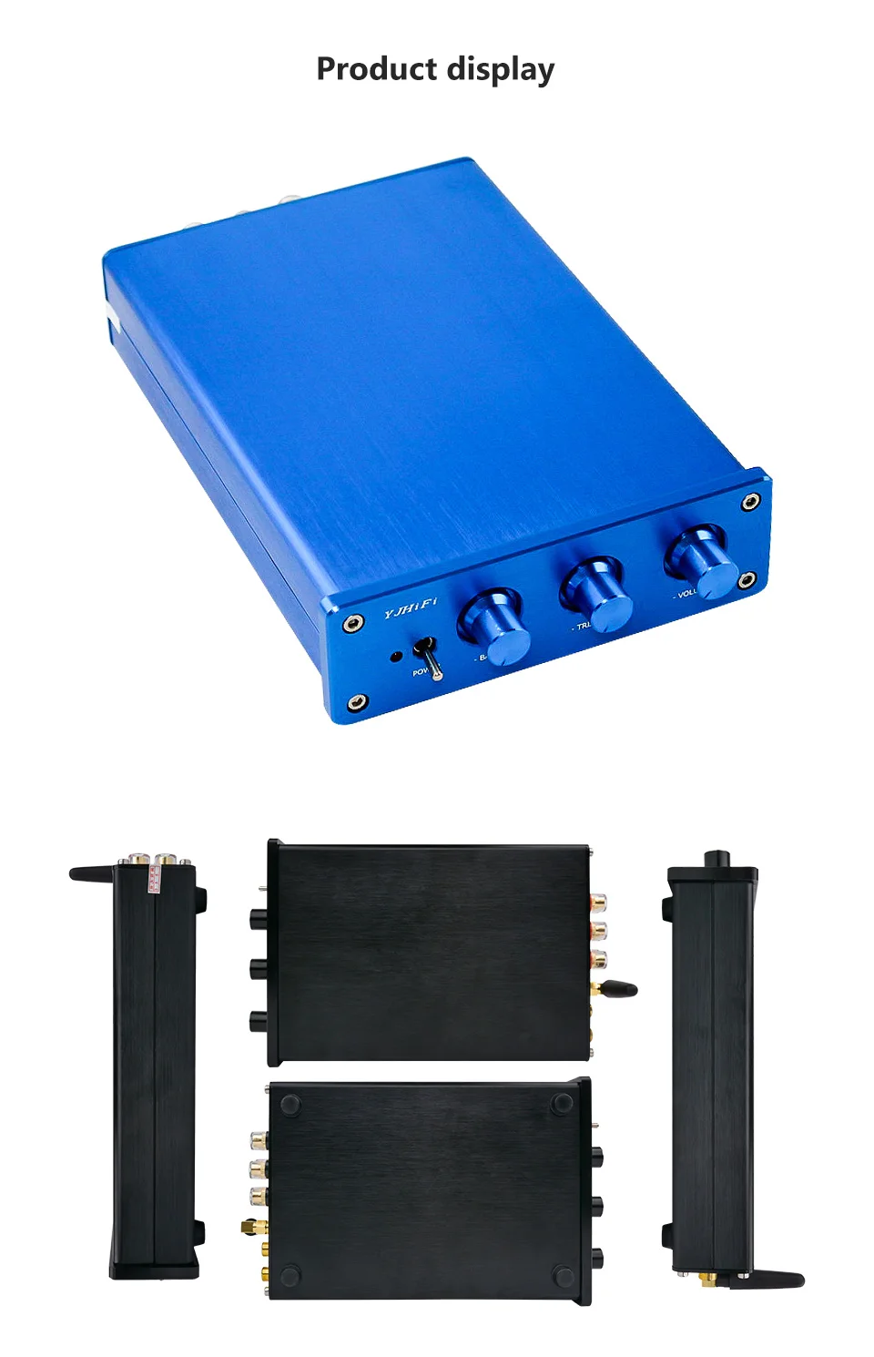 AIYIMA TPA3116 Bluetooth 4,0, цифровой аудио усилитель, 2,1 канальный усилитель мощности, регулятор тонов высоких частот, 50 Вт+ 50 Вт+ 100 Вт