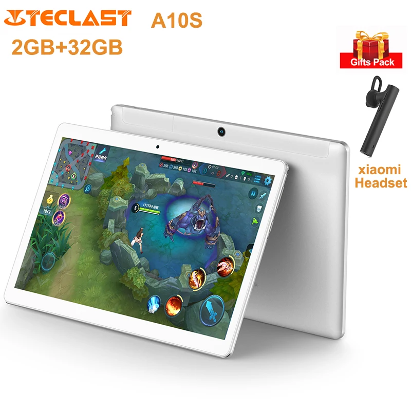 Teclast A10S Tablet PC 10 1 ''ips Экран Android 7 0 2 4 г/5G двухъядерный процессор Wi-Fi MT8163 ядра 3 ГГц