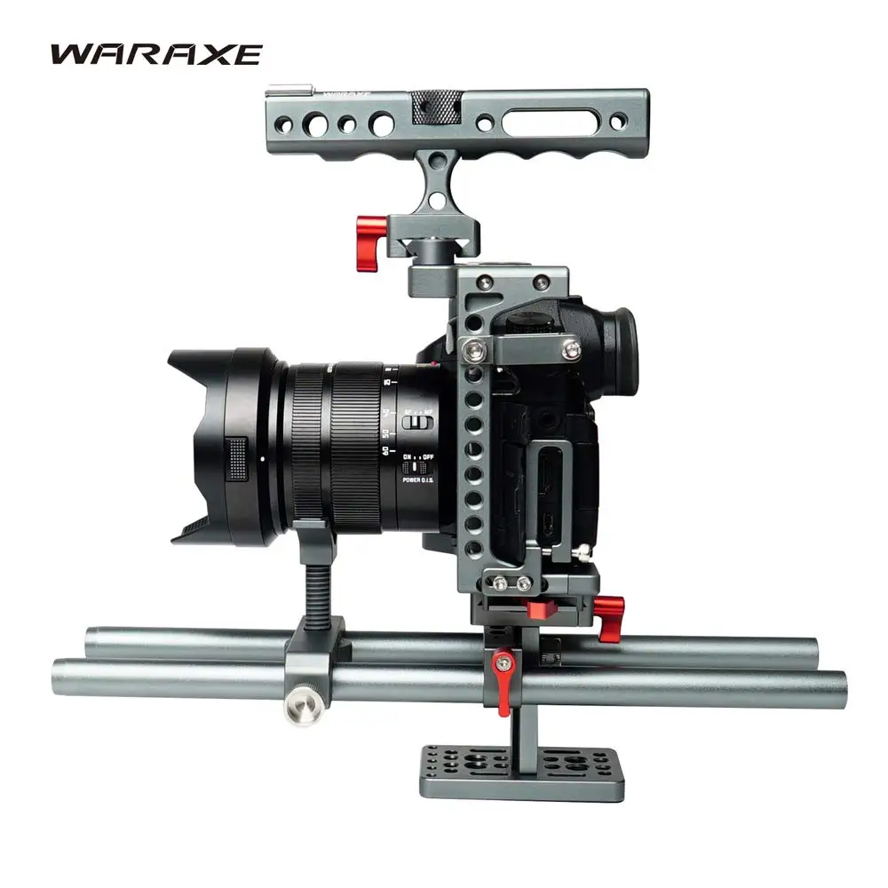 Комплект для видеокамеры WARAXE GH4 GH4S GH5 GH5S встроенная пластина QR Panasonic Lumix подходит