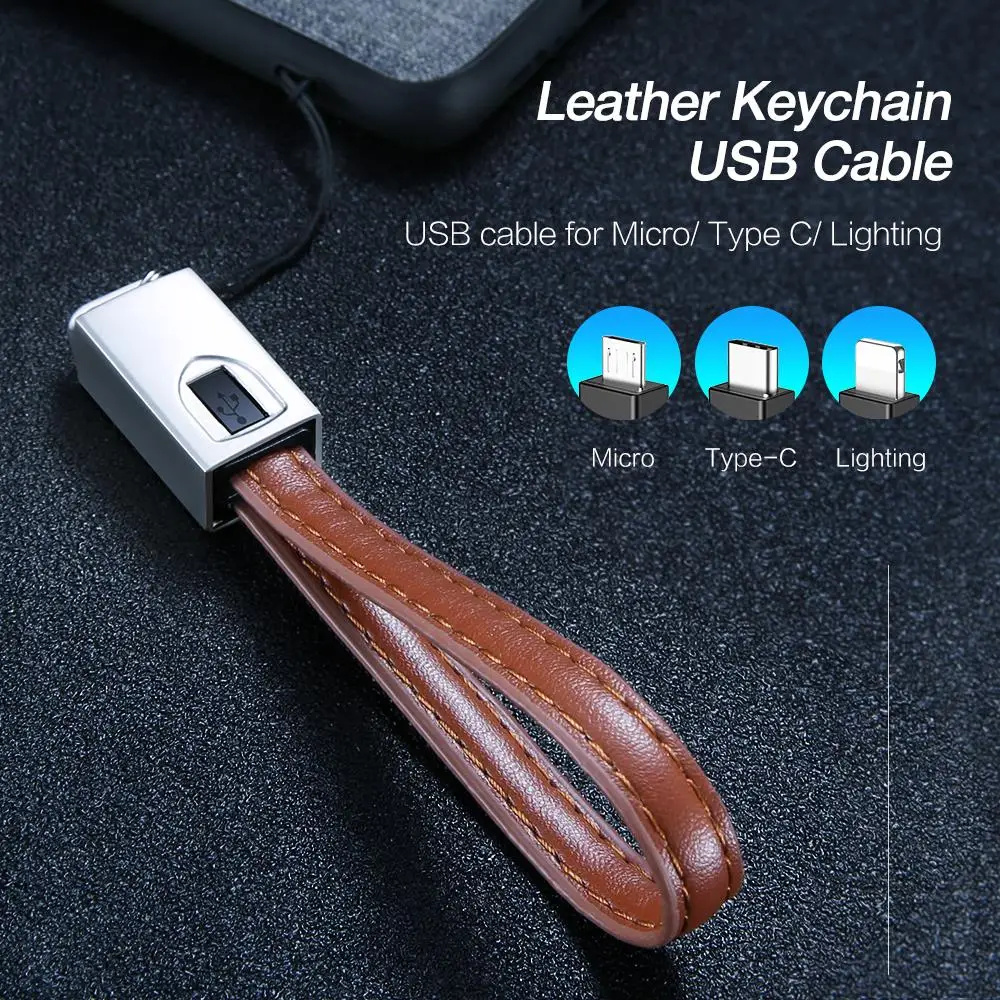 AIFFECT USB кабель type C портативный для мобильного шнур телефона брелок с микро usb samsung