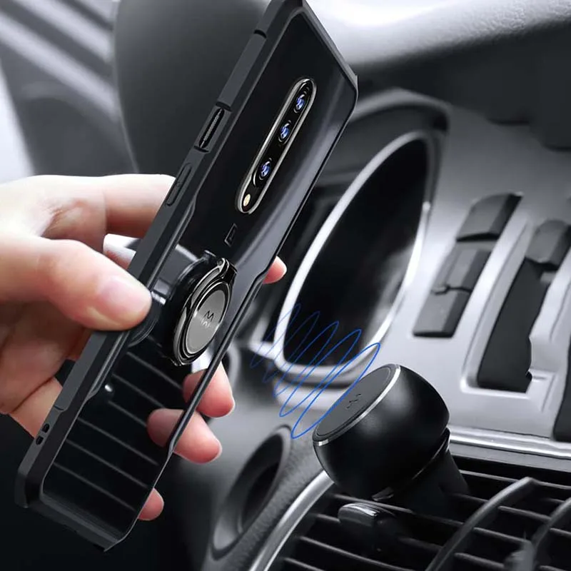 Чехол Xundd для OnePlus 7 Pro магнитный автомобильный держатель подставка кольцо на