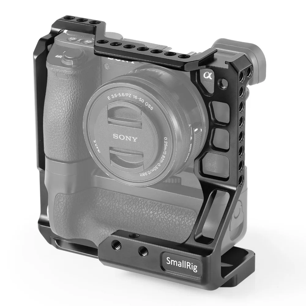 SmallRig A6400 клетка DSLR камера клетка для sony A6000/A6300/A6400/A6500 С Meike MK-A6300/A6500 батарейный блок 2268
