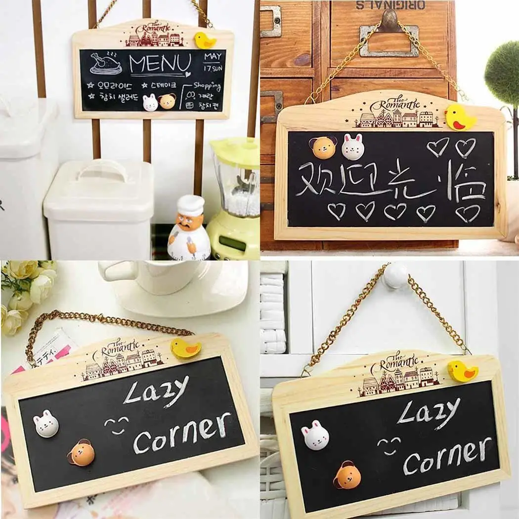 Настенная маленькая Двусторонняя доска для рисования мультяшная домашняя