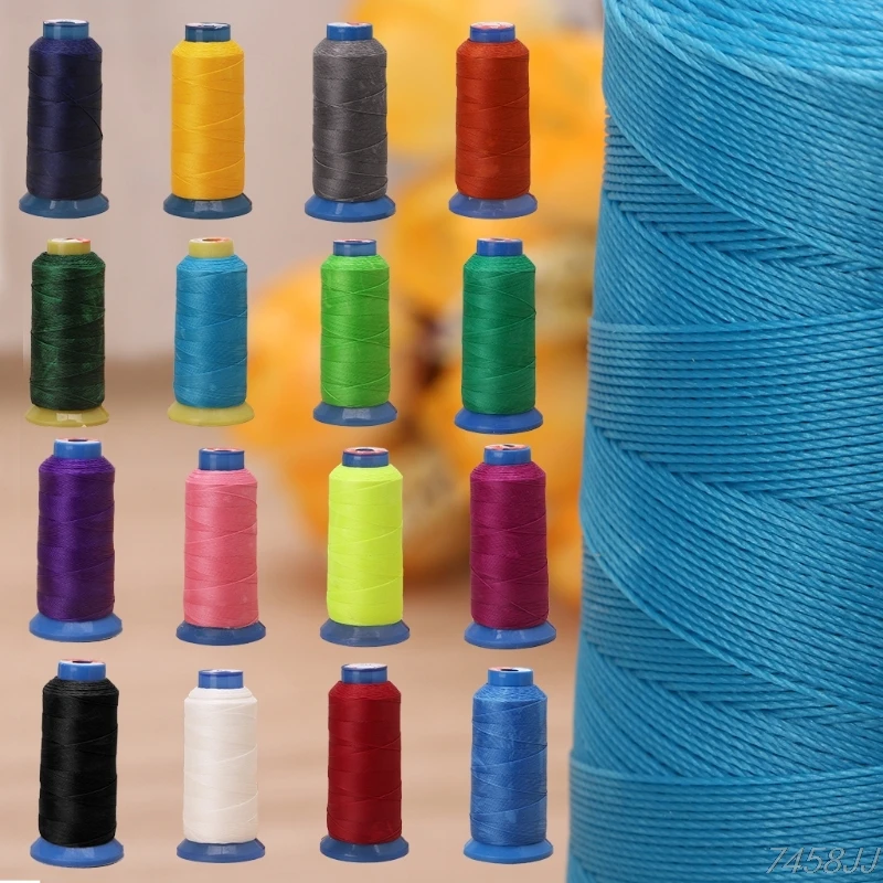 Вощеная нить для шитья кожи полистер ремонта обуви 480 м 0 5 мм 500D|Нитки пряжи| |