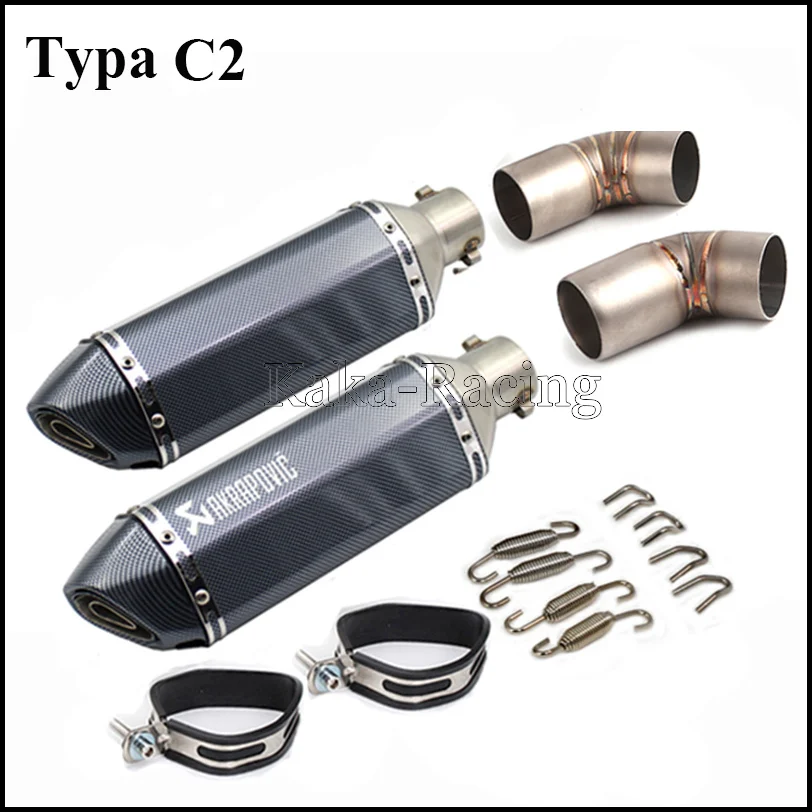 Выхлопная система мотоцикла Akrapovic глушитель выхлопная труба среднего канала