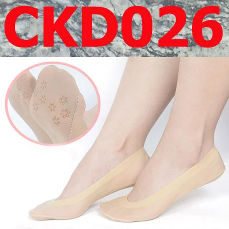 OLN 1 пара модные женские CKD001-026 носки хлопок невидимое нескользящее покрытие Лайнер без шоу Peds Низкий вырез ледяной Носок Лето горячий стиль EU23-34