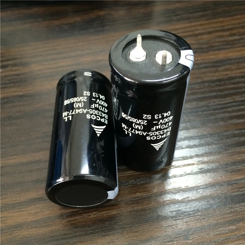 2шт 470 мкФ 400V EPCOS B43305 серия 25x50 мм 400V470uF PSU Алюминиевые Электролитические