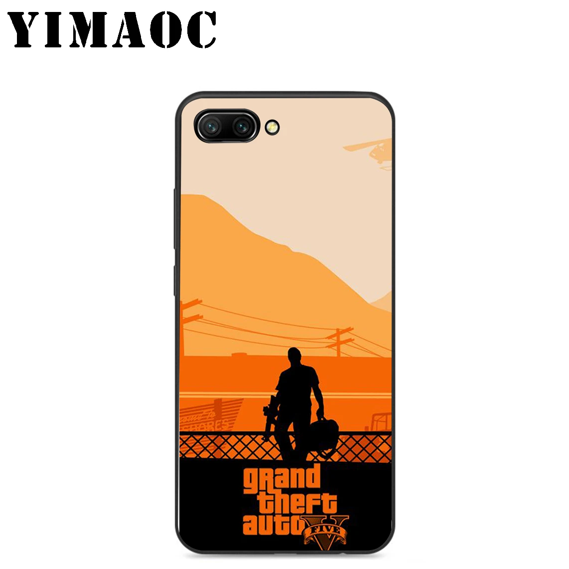 YIMAOC GTA 5Grand Theft Мягкий силиконовый чехол для huawei Honor mate 10 P20 P10 P9 P8 P Smart Y6 6A 7A 7X 7C Lite Pro 2017