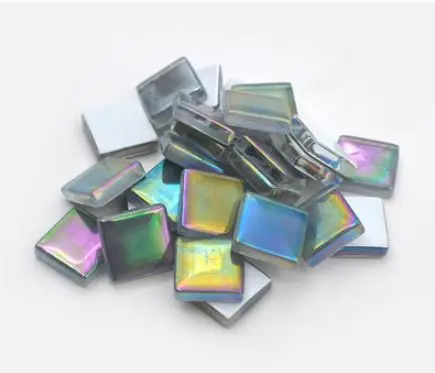 Коллекция 100 плитка для мозаики творчества квадратная стеклянная мозаичная