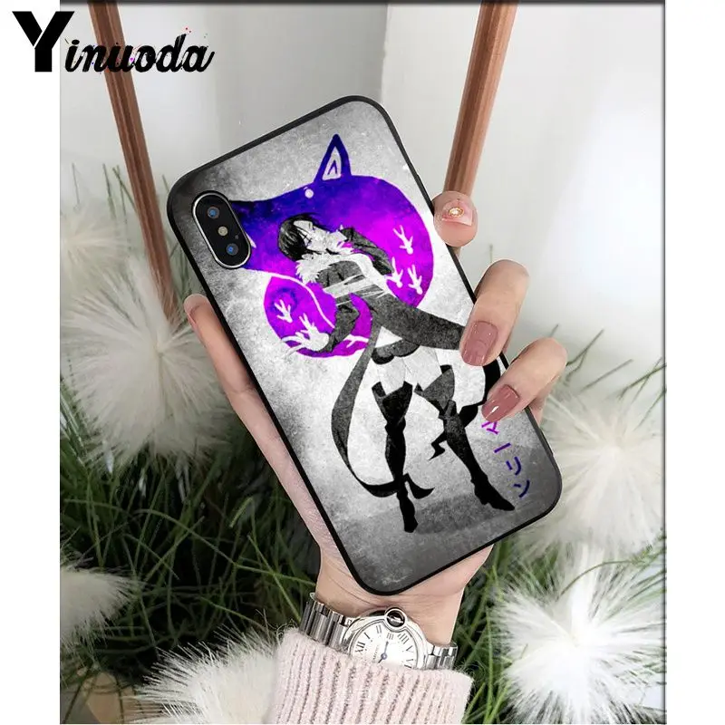 A8 Yinuoda, черный ТПУ Мягкий силиконовый чехол для телефона, чехол для Apple iPhone 8 7 6 6S Plus X XS MAX 5 5S SE XR - Цвет: A8