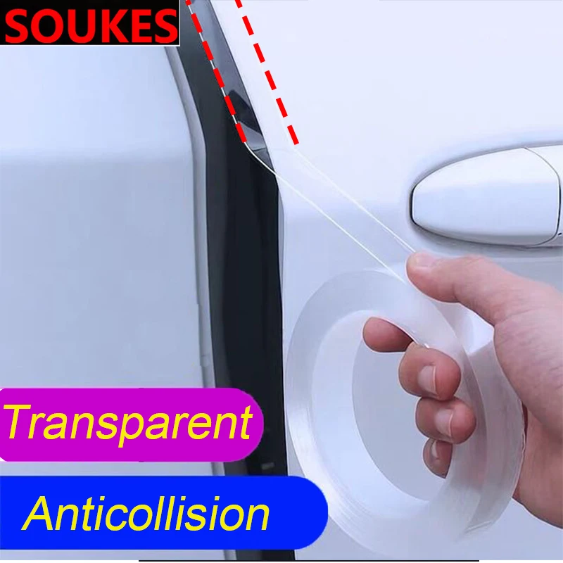 Прозрачная резиновая наклейка для защиты автомобиля Renault Megane Logan Mitsubishi Lancer VW Tiguan