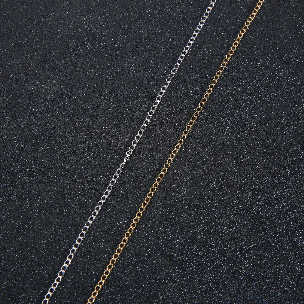 DC Stainless Steel Necklace Chains 10yard/roll Diy Metal Extender End Chain Necklaces Gold Color for DIY Jewelry Making Findings | Украшения