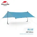 Blue Naturehike Открытый Кемпинг выживания солнечные укрытия мульти-человек солнцезащитный козырек Сверхлегкий портативный укрытие Водонепроницаемый пляж - Цвет: Blue
