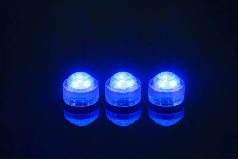 

20Pcs Small Submersible Light For Lighting Up Crystal Vases 11 Colors Available Remote LED Lighting wedding party decoration