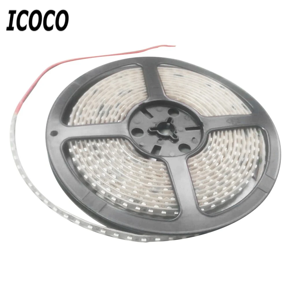 ICOCO 24 Вт SMD3528 5 м Светодиодная лента Водонепроницаемая RGB Супер яркая 300