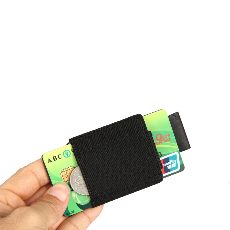 Оптовая продажа 10 шт. тонкий эластичный дорожный кошелек мини Бизнес ID