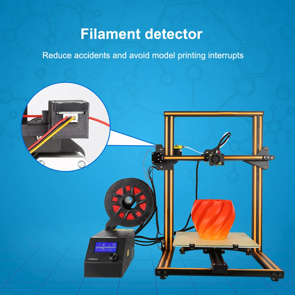 3d принтер CR-10/CR-10S/CR-10S4 самостоятельная сборка 3D DIY принтер наборы с алюминиевой рамкой и детектор нити включает 2 кг нити