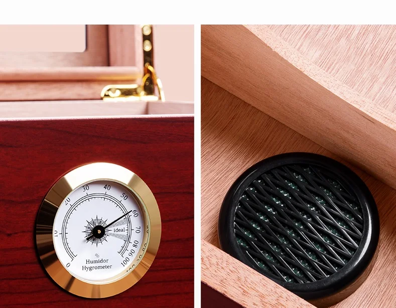 50 шт. большая емкость кедрового дерева ящик для сигар сигарный из твердой