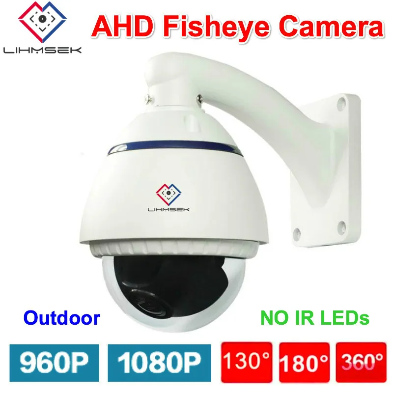 Lihmsek Внешняя камера рыбий глаз AHD 1080P аналоговая видеонаблюдения 360 градусов