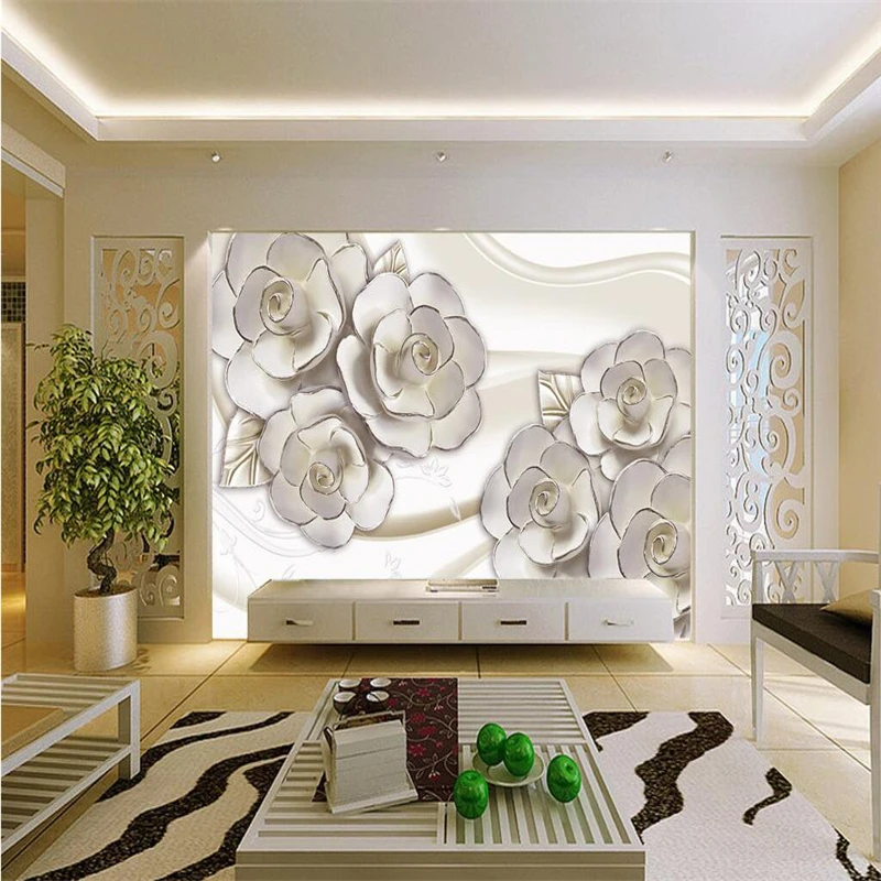 Красивые обои для большой гостиной пастореглантин европейский домашний декор