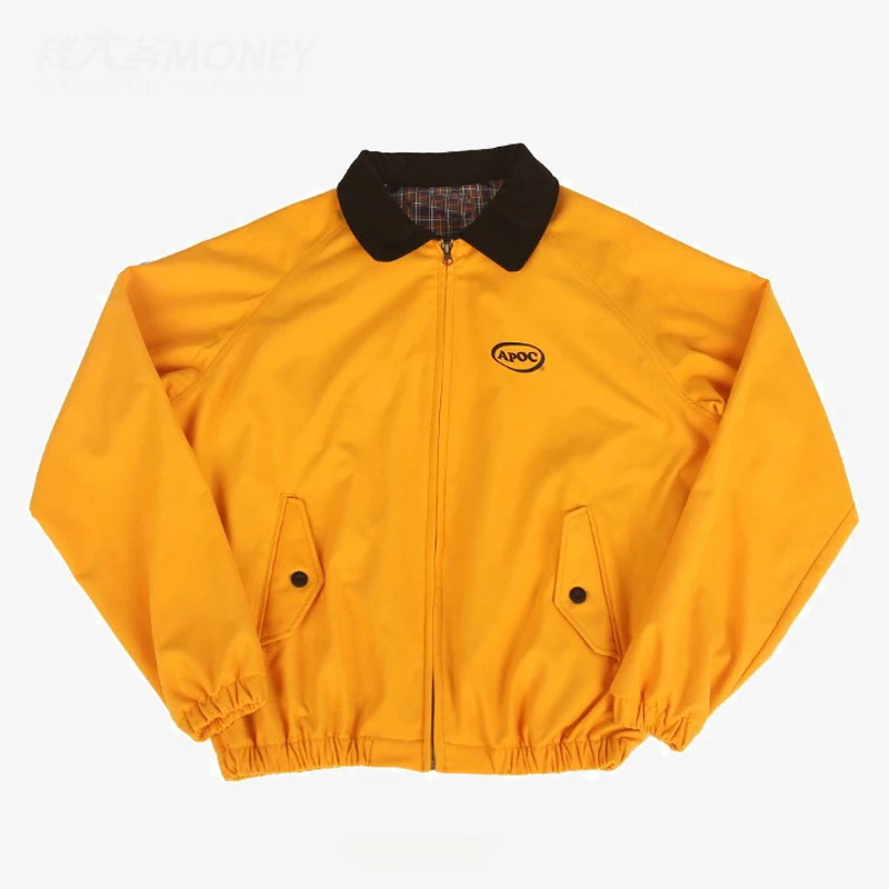 

Men Jacket Spring Safari Style Yellow Clothes jaqueta masculina Korean Fashion Group Bangtan Boys Jung Kook Streetwear casaco