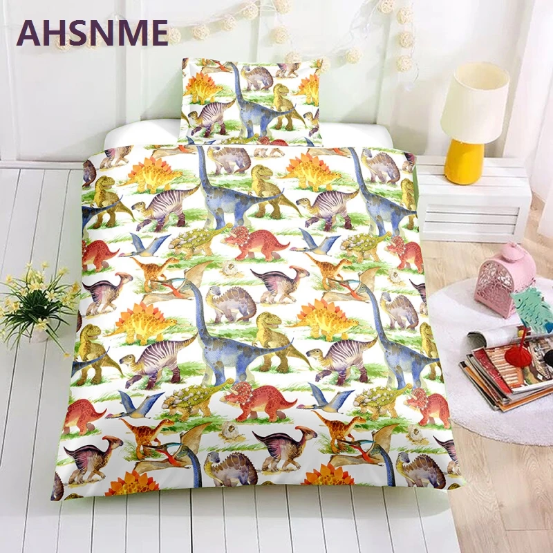 Специальное предложение AHSNME! Комплект постельного белья с динозаврами Юрского